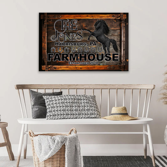 Wood Frame Canvas Art