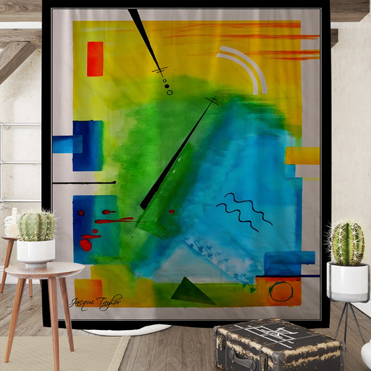 Zeitgeist Shower Curtain