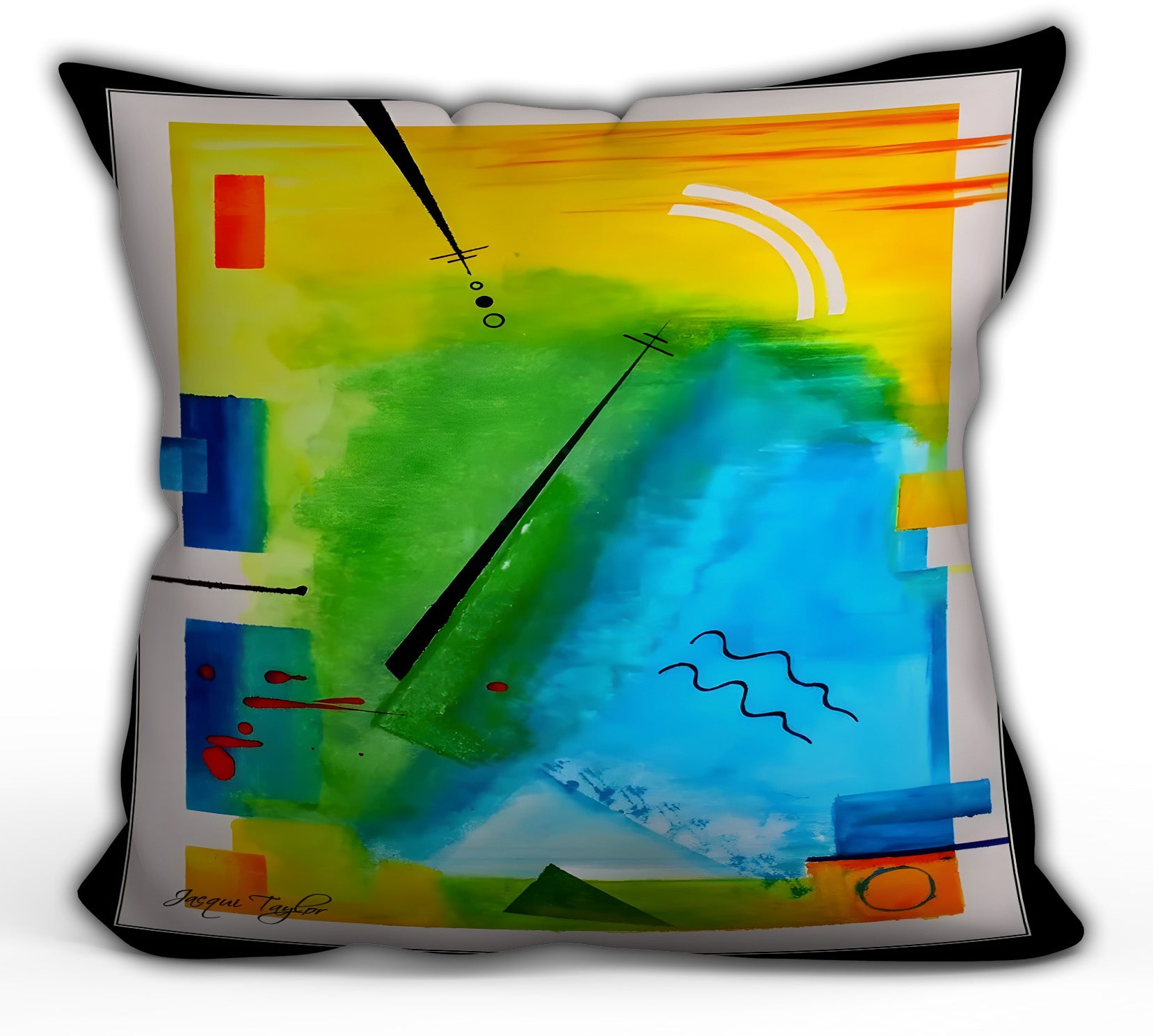 Zeitgeist Throw Pillow
