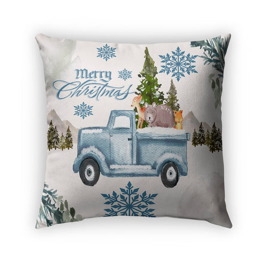 White Christmas Pillow