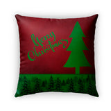 Green Red Xmas Pillow