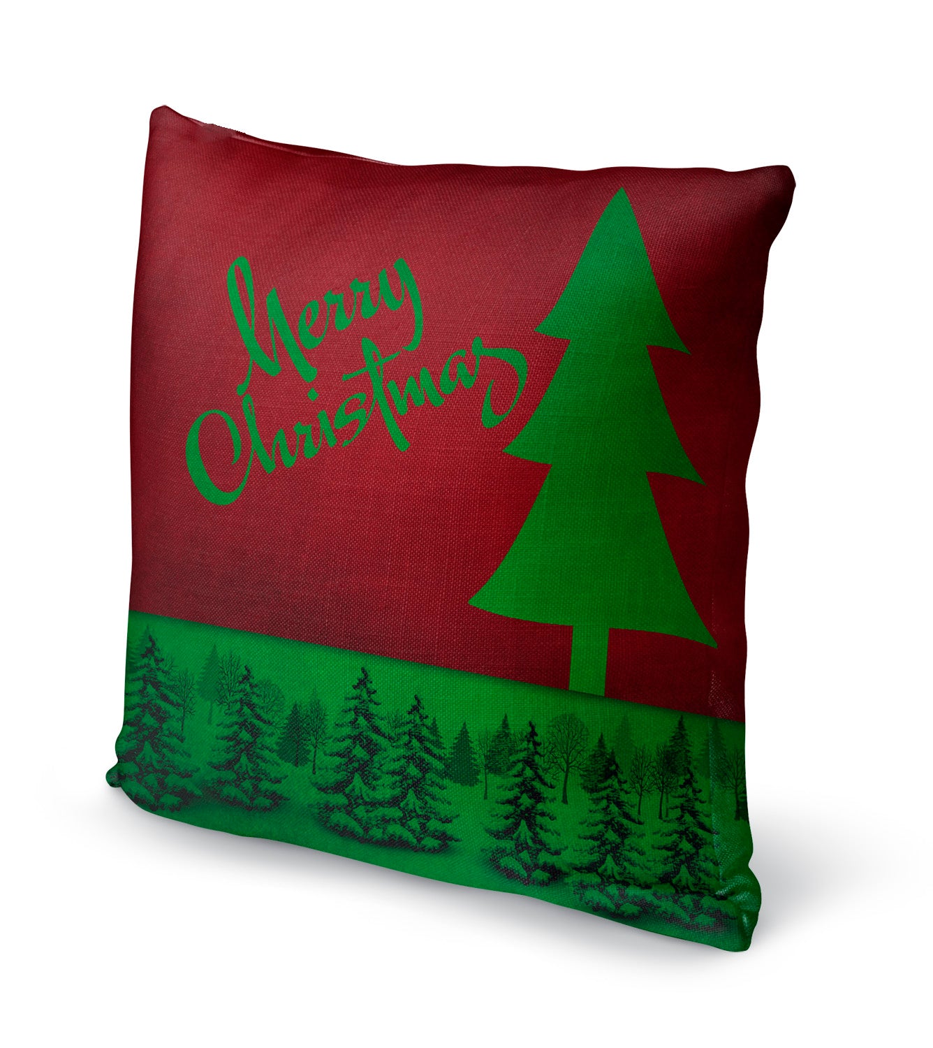 Green Red Xmas Pillow