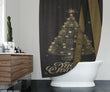 Samanta Brown Shower Curtain