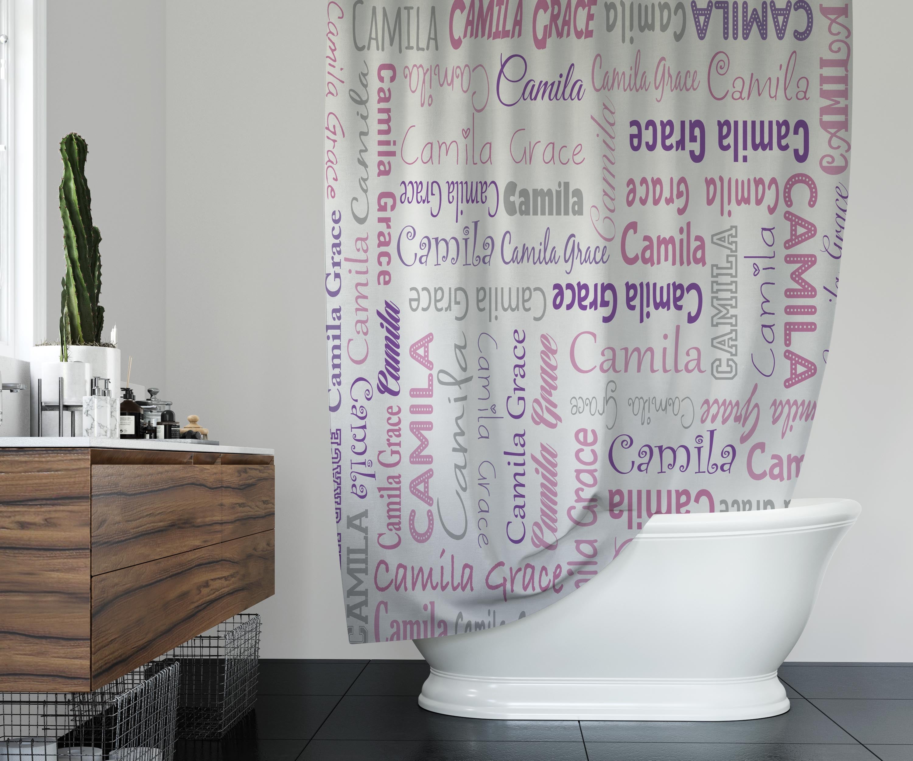 Camila 1 Shower Curtain