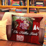 Christmas Red Plaid Pillows