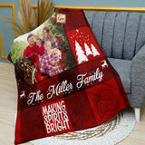 Christmas Red Plaid Blankets