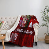 Christmas Red Plaid Blankets