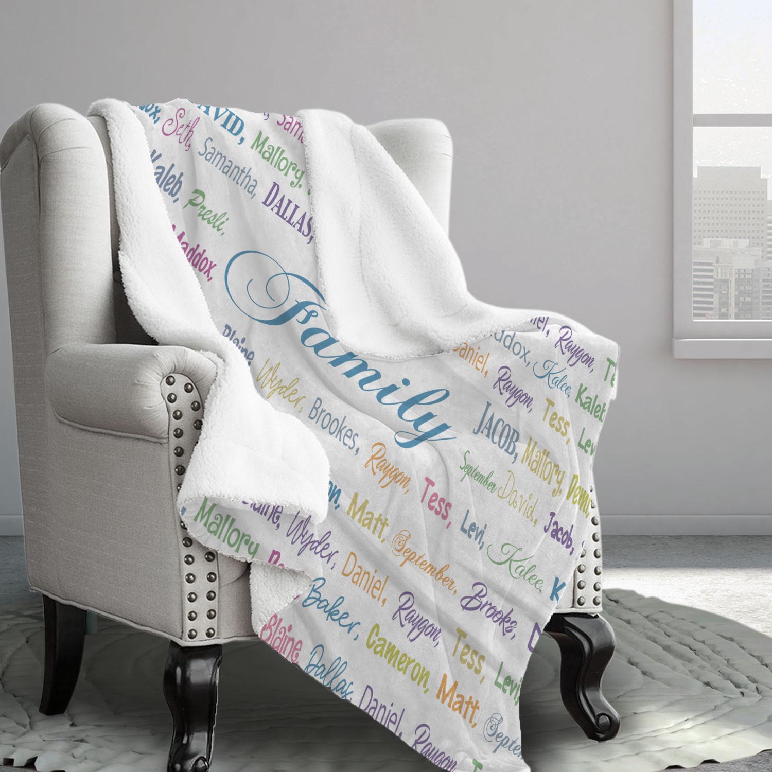 Sherpa Blanket Family 1