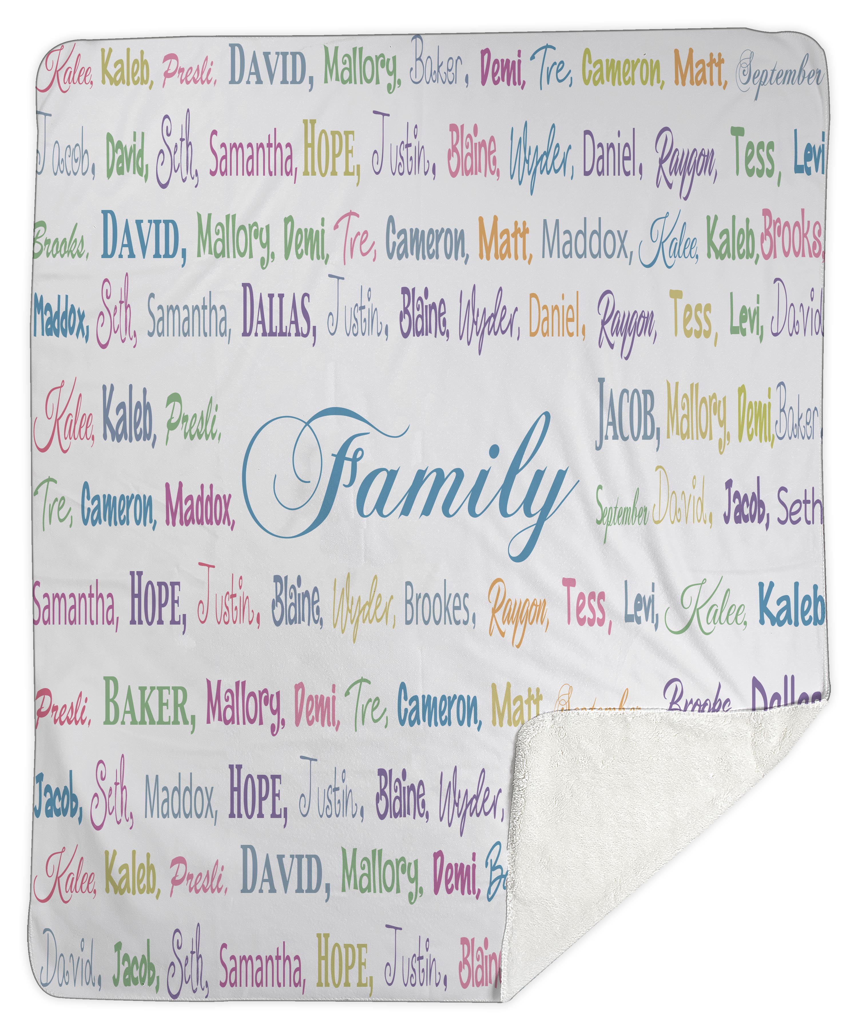 Sherpa Blanket Family 1