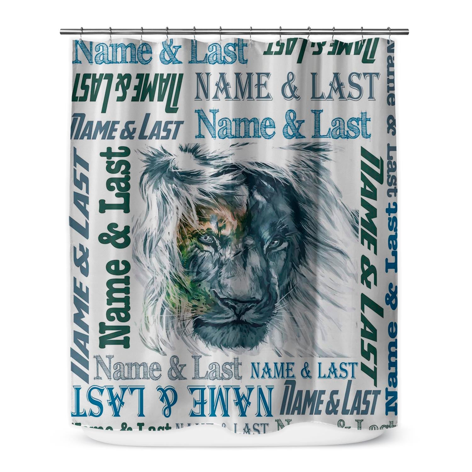 Lion Boys Shower Curtain