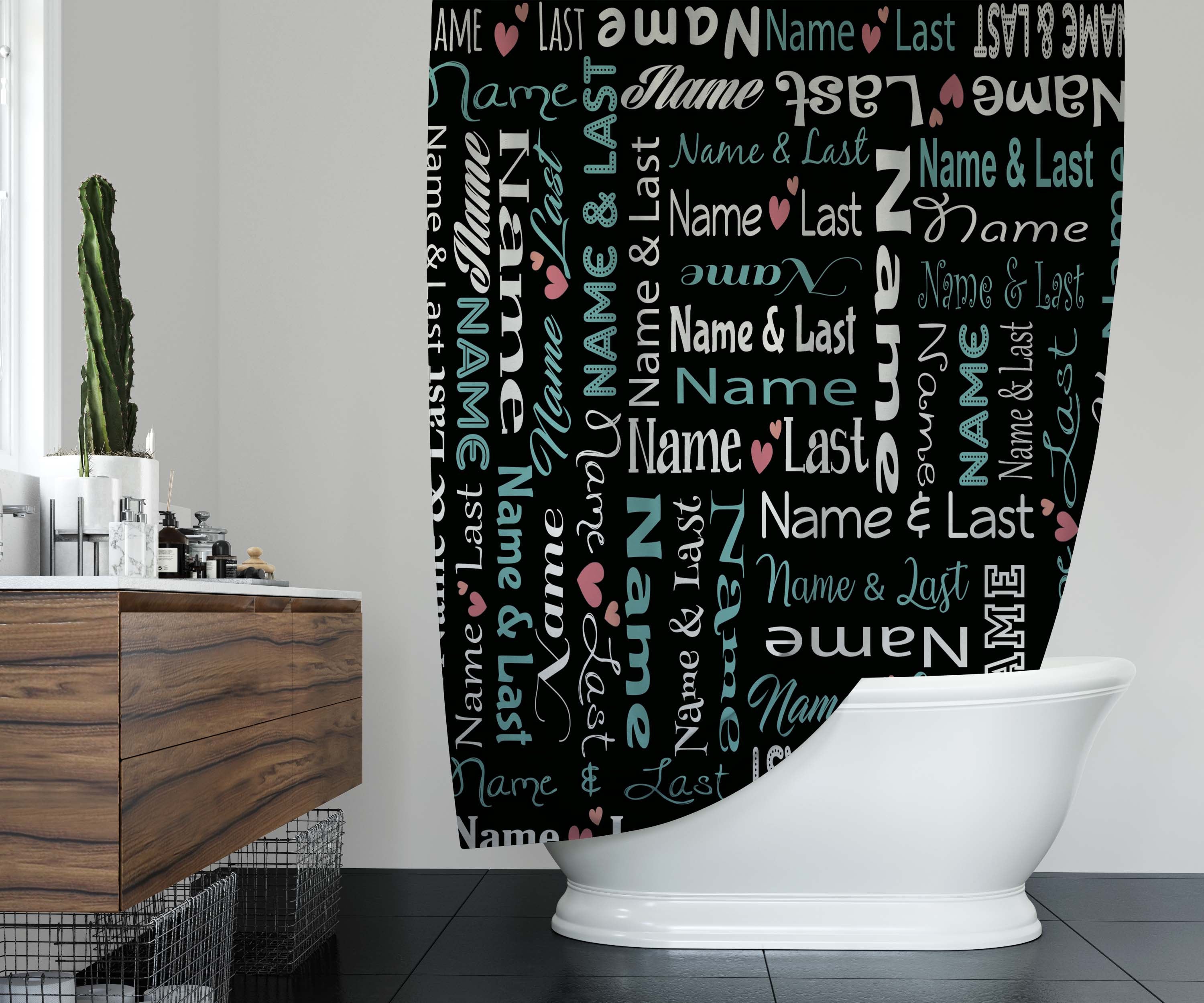 London Girls Shower Curtain