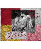 Love Glitter Velvet Blanket