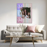 Mom Pastel Canvas Art