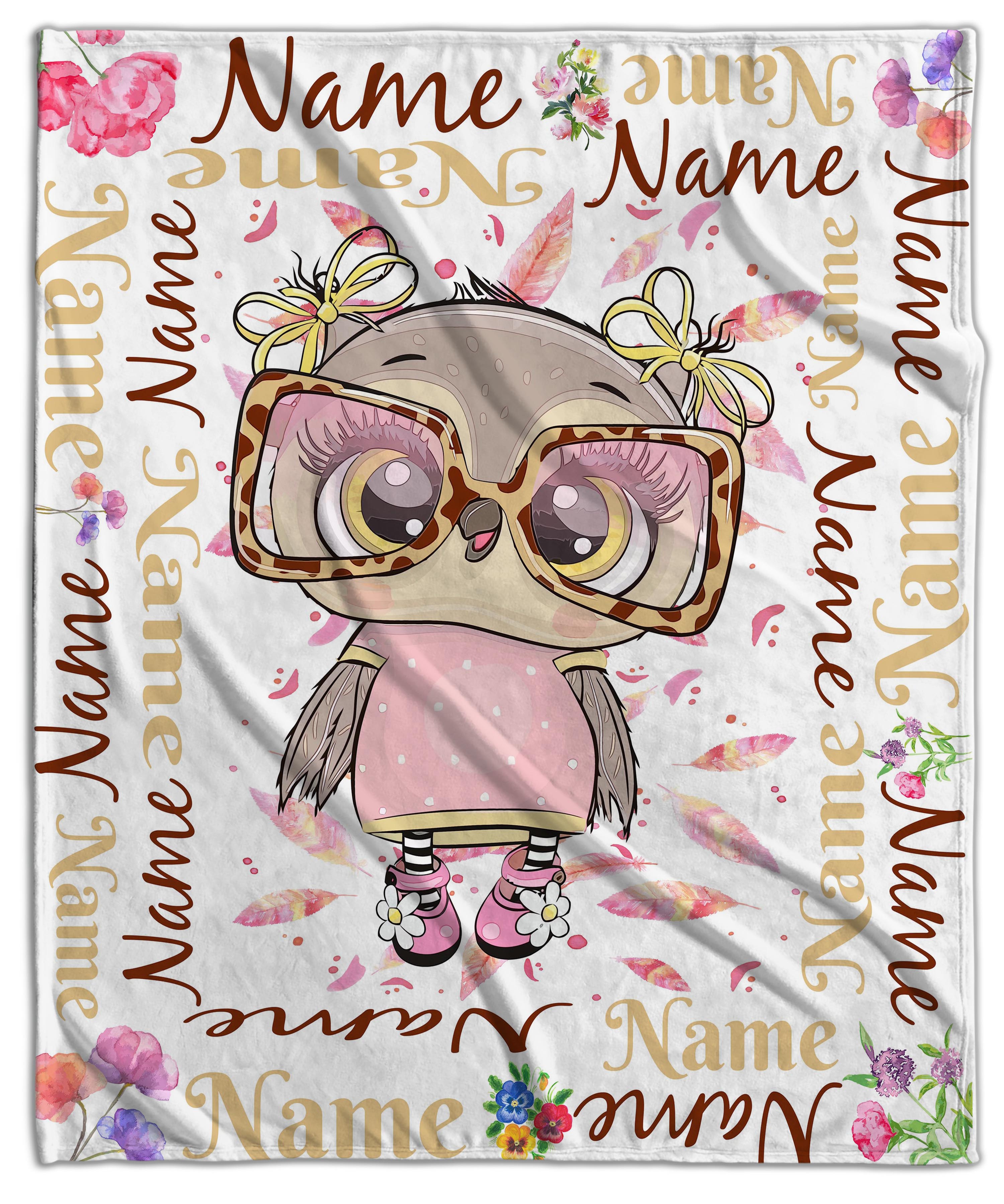 Owl Girls Super Plush Blanket