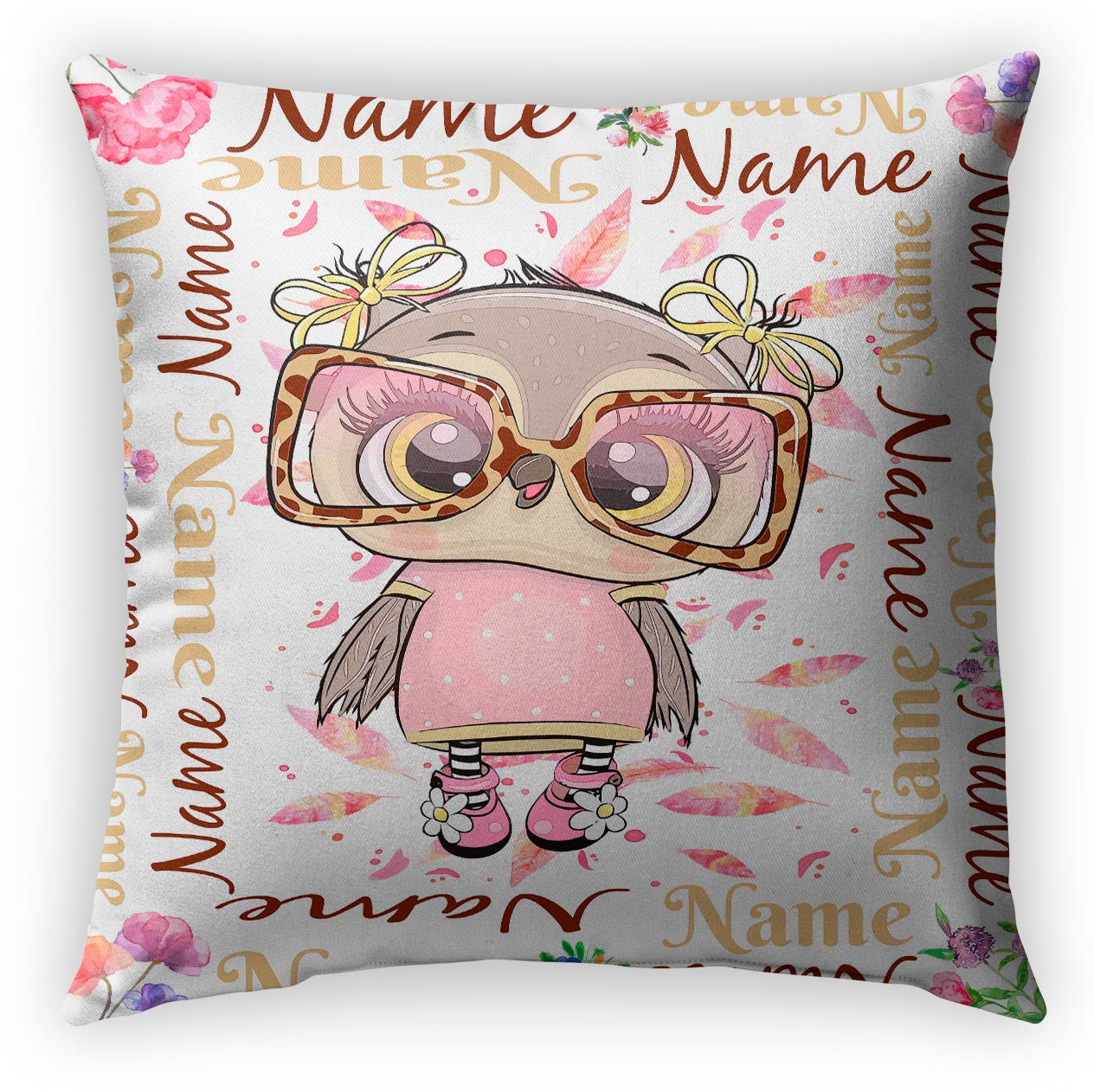 Owl Girls Pillow