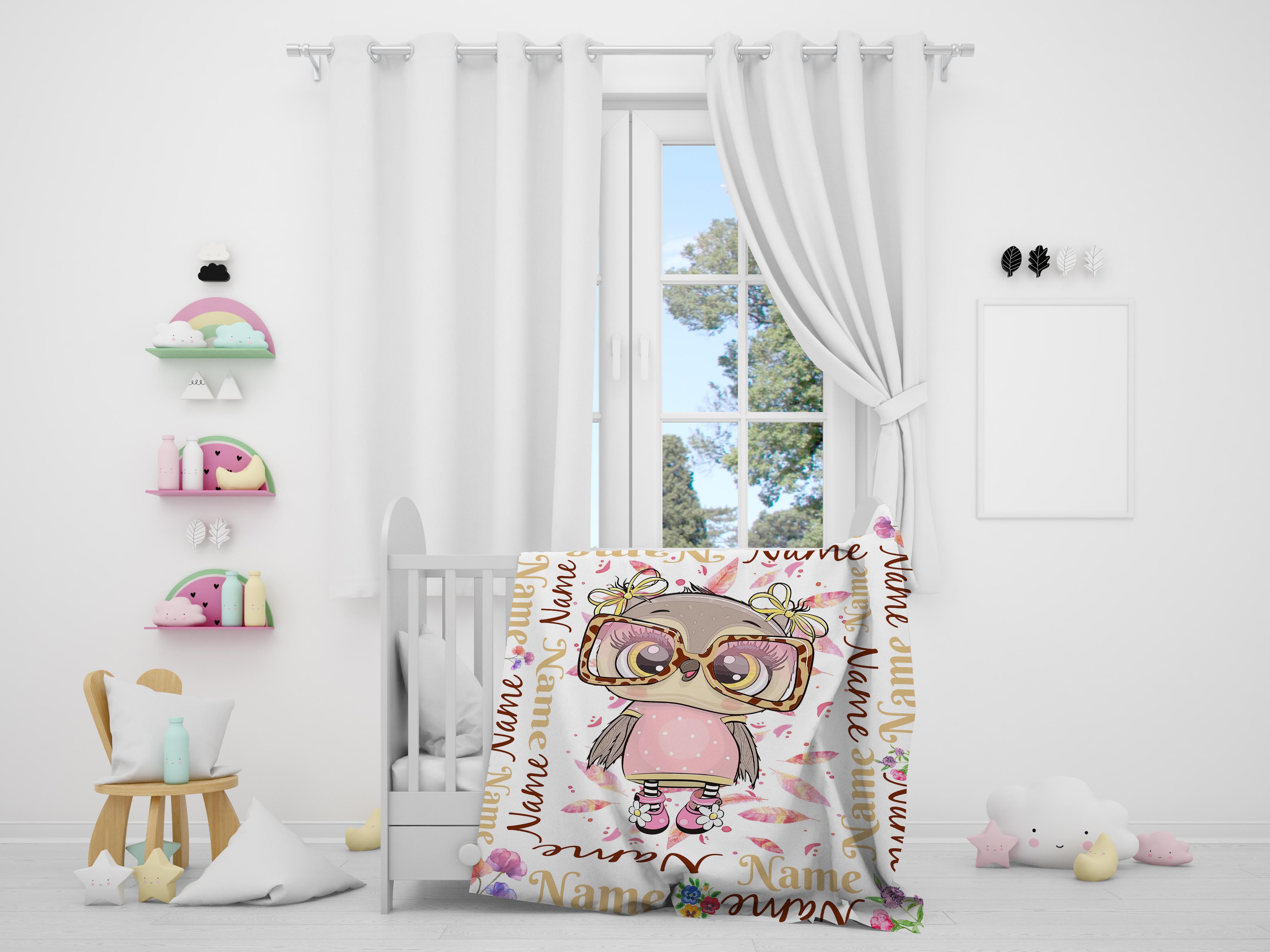 Owl Girls Super Plush Blanket