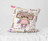 Owl Girls Pillow