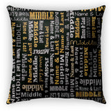 Simple Gold Boys Pillow