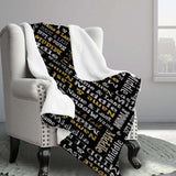 Simple Gold Boys Sherpa Blanket