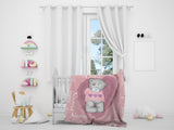 Teddy Bear Girls Super Plush Blanket