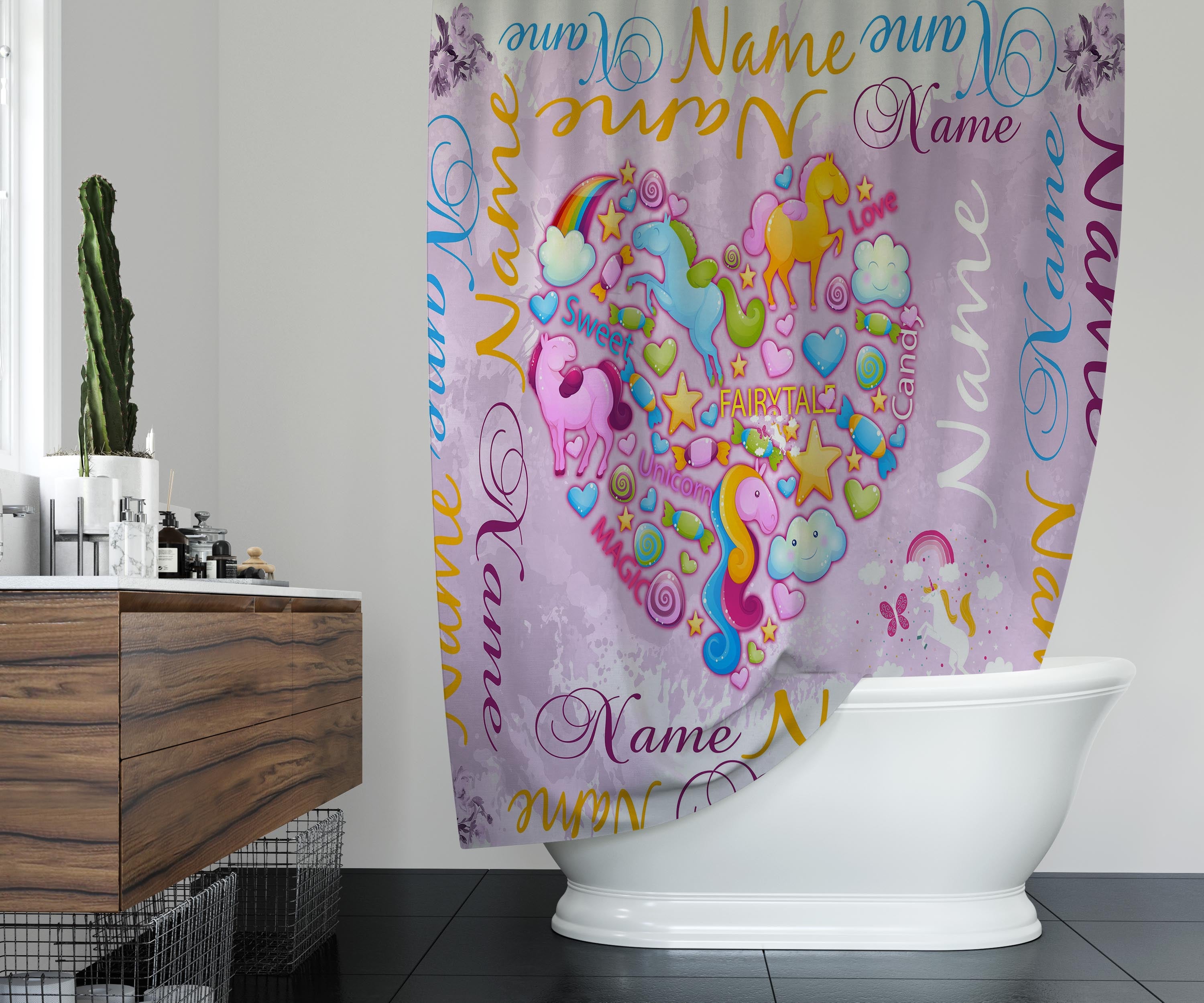 Unicorn Shower Curtain