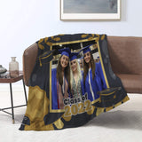 Graduation Olive Velvet Blanket